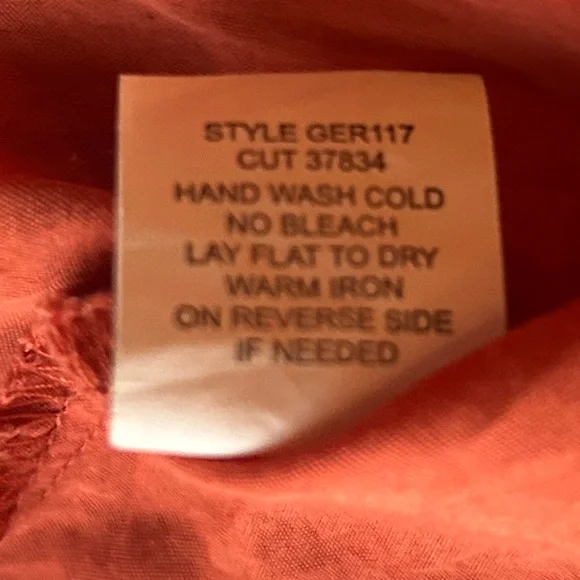 Figueroa & Flower Orange Blouse - Size Large - Picture 10 of 10